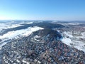 aerial view over Weil der Stadt Baden Wuerttemberg Germany Royalty Free Stock Photo