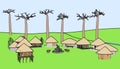 Image of african village