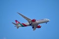 Airplane coming into land Royalty Free Stock Photo