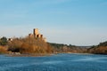 Image of Almourol Castle, in Portugal Royalty Free Stock Photo