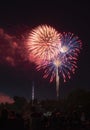 Fourth of July fireworks 2018 1 Royalty Free Stock Photo