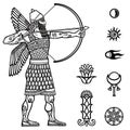 Image of the ancient archer.