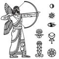 Image of the ancient archer.