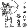 Image of the ancient archer.