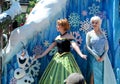 Anna and Elsa Royalty Free Stock Photo