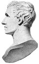 Image of Antonio Canova - an Italian Neoclassical sculptor. Royalty Free Stock Photo