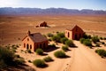 Argentinian church in the desert made with Generative AI