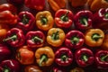 Image An artistic portrayal of paprika bell peppers in photography Royalty Free Stock Photo