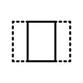 Image aspect ratio icon for design editor