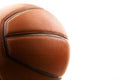 Image of basketball white background Royalty Free Stock Photo