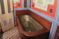 Image of bathroom in historic Victoria Mansion, Portland,Maine,2016