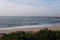 an image of a beach with a view from the top of it