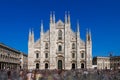 beautiful cathedral in Milan Italy