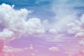 The image of Beautiful colorful soft focus of cloud and sky Royalty Free Stock Photo
