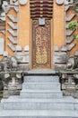 Beautiful entrance door temple with ornate