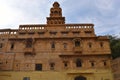 This is an image of a beautiful old and ancient backside view of maharaja palace in jaisalmer rajasthan india