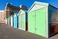 Colorful Brighton beach huts Royalty Free Stock Photo