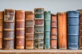 antique law books collection Royalty Free Stock Photo
