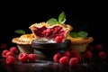 delicious raspberry pies