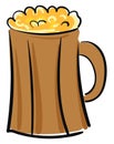 Image of beer, vector or color illustration