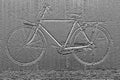 Image of bicycle abstract background