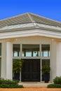 Luxury house with a blue sky