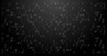 Image of binary coding data processing over black background Royalty Free Stock Photo