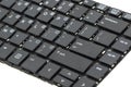 Image of black Computer keyboard isolated on white background Royalty Free Stock Photo