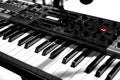black and white keys of an electronic piano Royalty Free Stock Photo