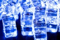 Image of blue fake ice