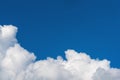 blue sky and white cloud . Royalty Free Stock Photo