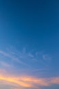 blue sky and white cloud .