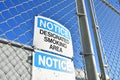 Designated Smoking Area Sign Royalty Free Stock Photo