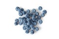 Image of blueberries on white