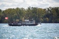 Image of boat in Toronto lake.