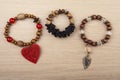 Image of bracelet wooden desk