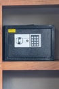 Safebox in villa. Domestic, offline. Royalty Free Stock Photo