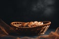 Bread Basket Vintage Country Kitchen Royalty Free Stock Photo