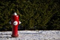 Bright Red Fire Hydrant Royalty Free Stock Photo