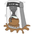 Broken coffee maker