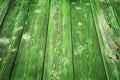 Image of bumpy vintage wooden tabletop painted with green paint Royalty Free Stock Photo