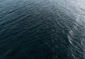 Image of a calm and peaceful blue ocean surface with small waves. Dark and moody water in ocean Royalty Free Stock Photo