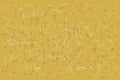Abstract geometric pattern, shredded brown paper texture, on yellow background. Vector illustration, EPS 10.