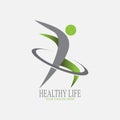 Healthy life logo design