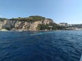 View of Capri Island in Italy Royalty Free Stock Photo