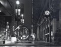 Deserted State Street in Chicago, Illinois at Night