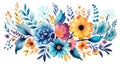 Capture the essence of nature's beauty with watercolor spring flowers Enhance your creations