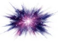 Cosmic explosion in deep space Royalty Free Stock Photo