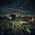 Urban Farm with a View of the Stars