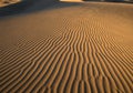 Detailed Sand Ripples Texture in Desert Landscape Royalty Free Stock Photo